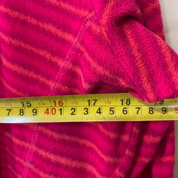 Columbia XL Women’s Long Sleeve Pink Quarter Zip Fleece Pullover - Picture 4 of 6
